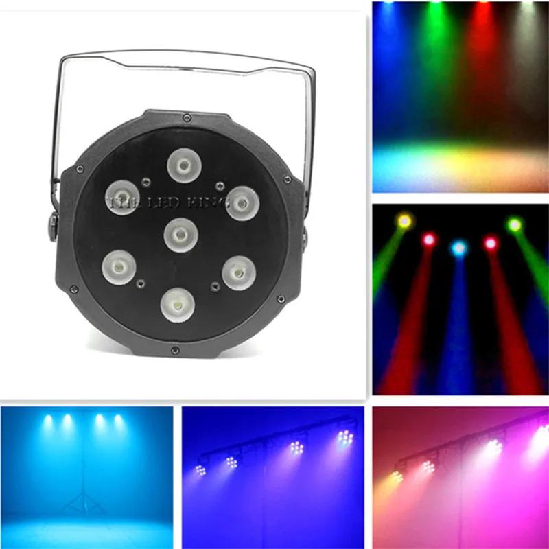 7x18W ̴ LED Par RGBWA UV 6in1 LED   150W Par Light Wall Wash Light For Bar KTV Party Stage Lighting